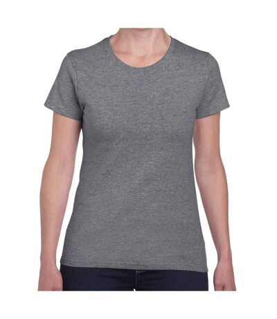 Gildan Womens/Ladies Heather Cotton Heavy T-Shirt (Graphite Heather) - UTPC5936