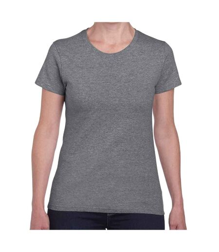 Gildan Womens/Ladies Heather Cotton Heavy T-Shirt (Graphite Heather) - UTPC5936