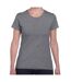 Gildan Womens/Ladies Heather Cotton Heavy T-Shirt (Graphite Heather) - UTPC5936