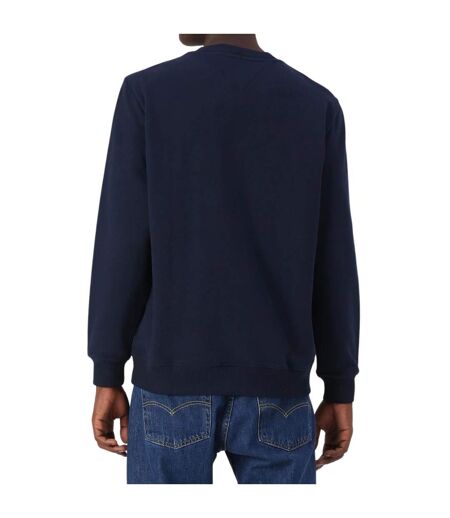 Sweat Motif/style Logo Rectangulaire Homme Bleu Marine Tommy Jeans
