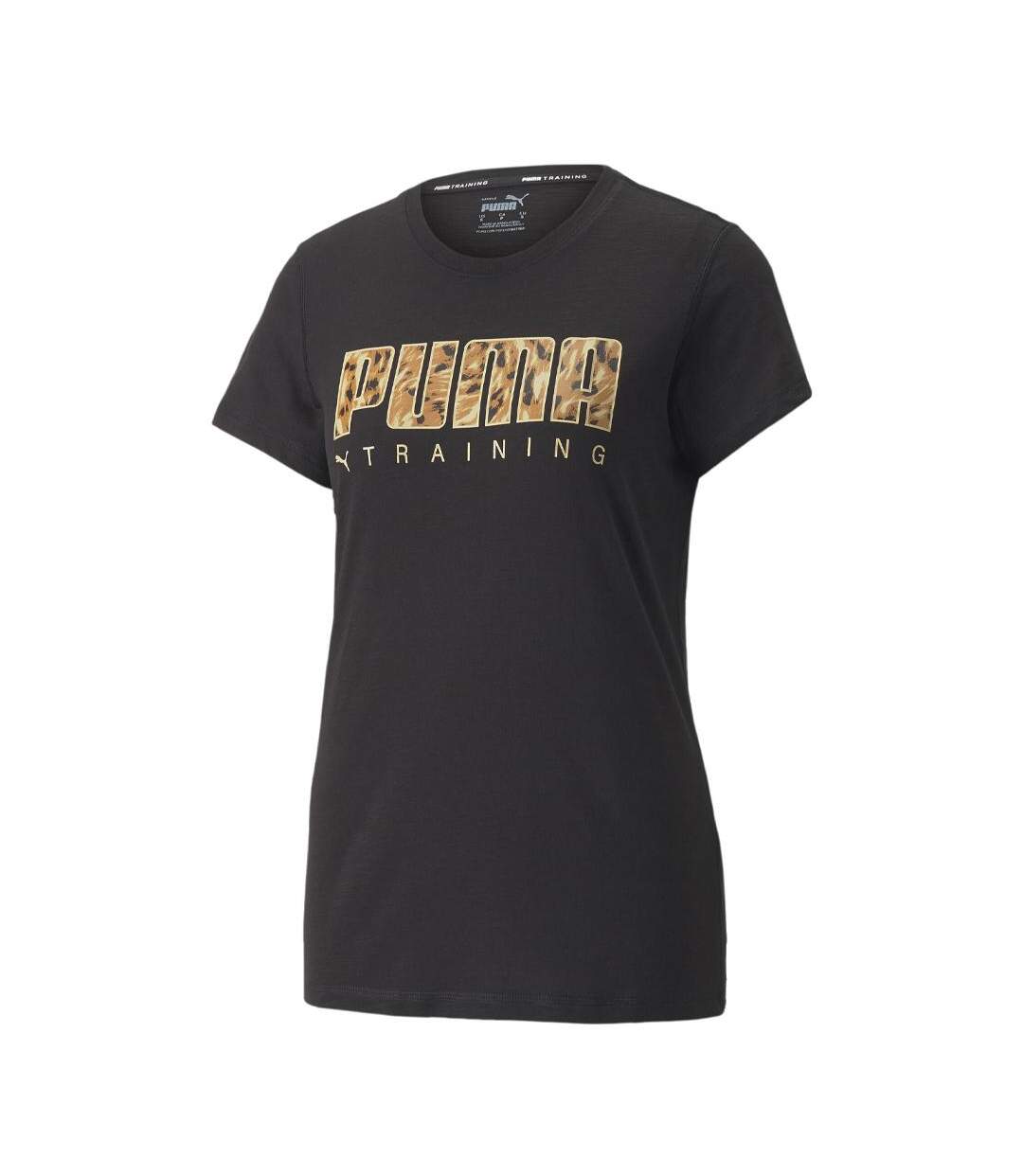 T-shirt Noir Femme Puma Performance Logo Fill - L-1