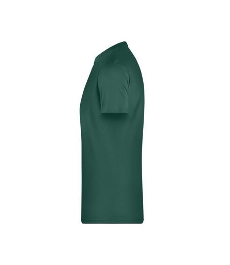 T-shirt Basic Homme Vert Foncé James And Nicholson