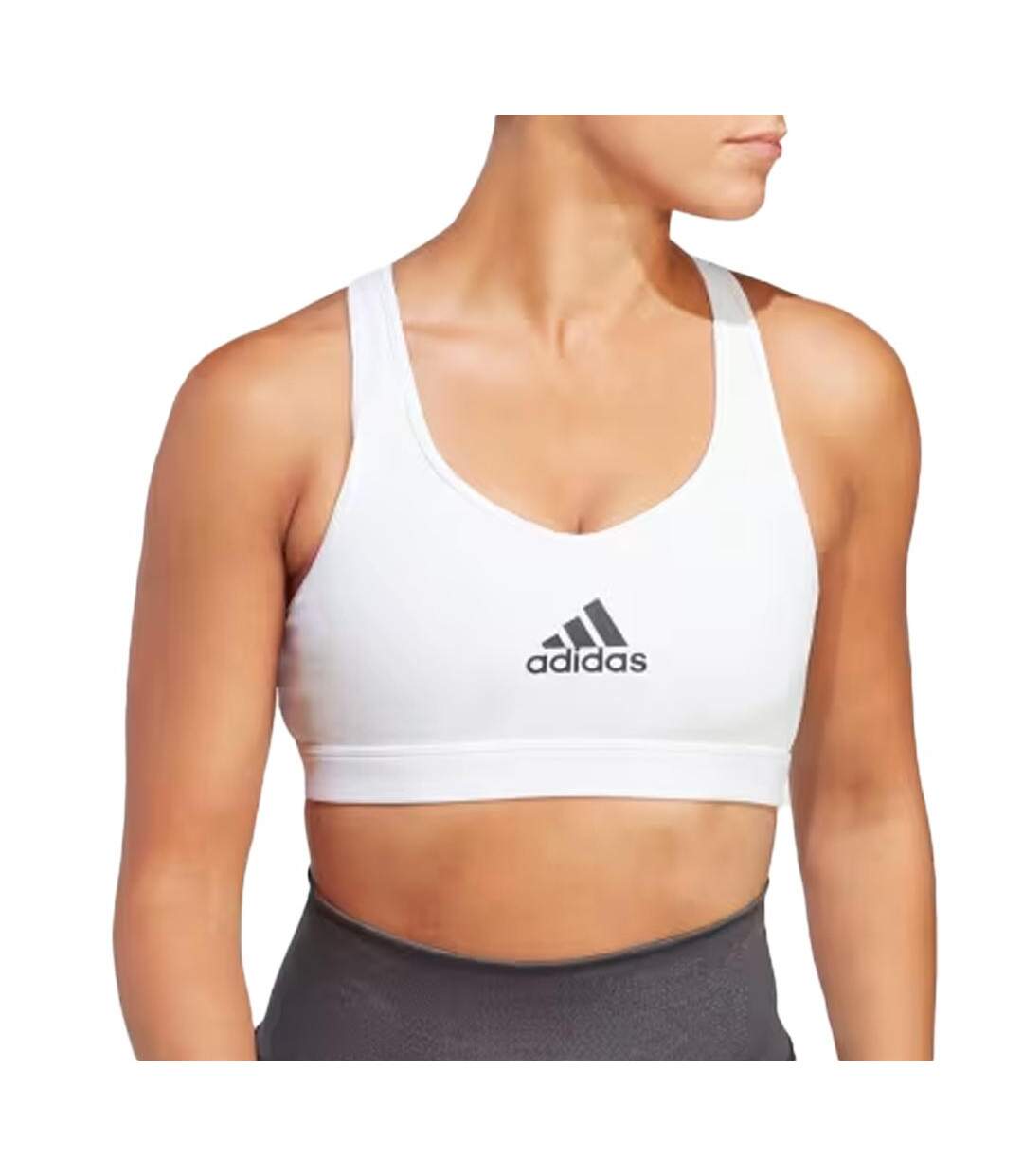 Brassière Blanche Femme Adidas HR2889 - XS-1