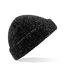 Beechfield Unisex Adults Glencoe Knitted Winter Beanie Hat (Black Fleck) - UTRW5189-2