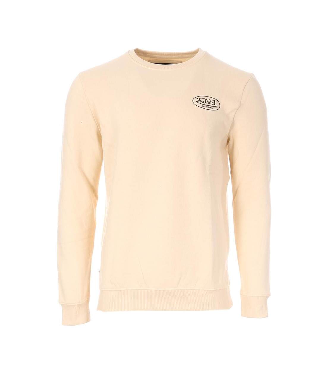Sweat beige homme von dutch crew-1