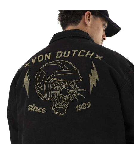 Veste Garage homme effet usé avec patch et logo dos Gary Vondutch