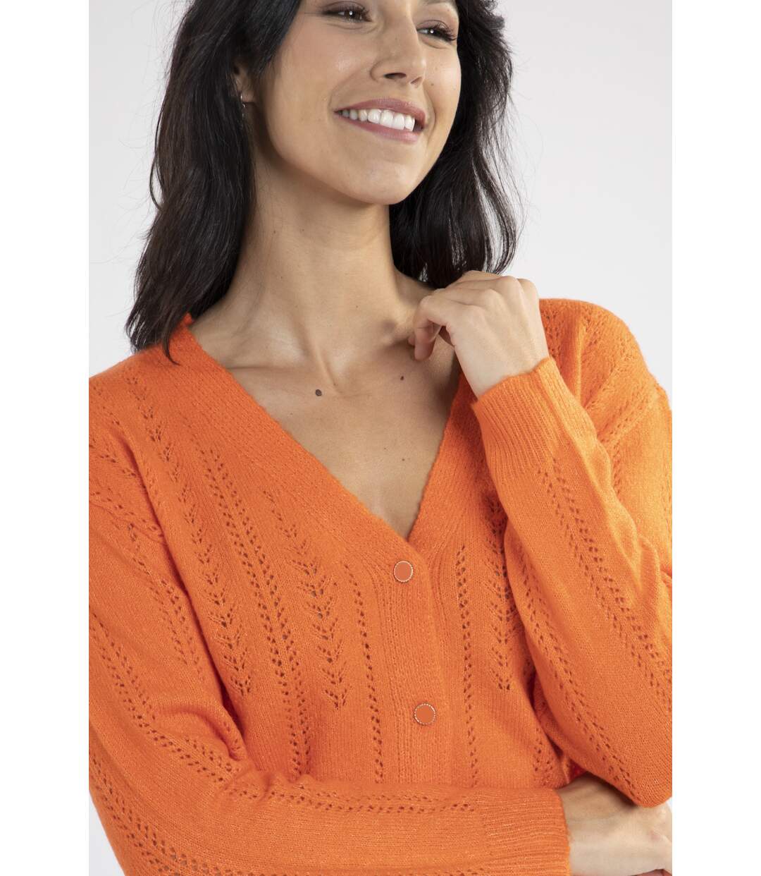 Pull Jacquard Orange-4