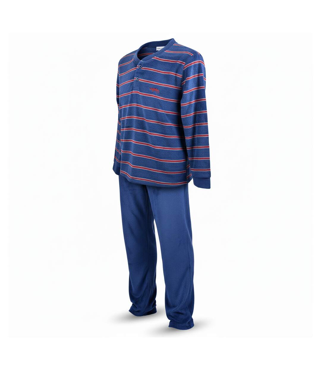 Pyjama Homme Hiver Polaire Doux RAYURE Z2654-1
