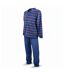 Pyjama Homme Hiver Polaire Doux RAYURE Z2654-1
