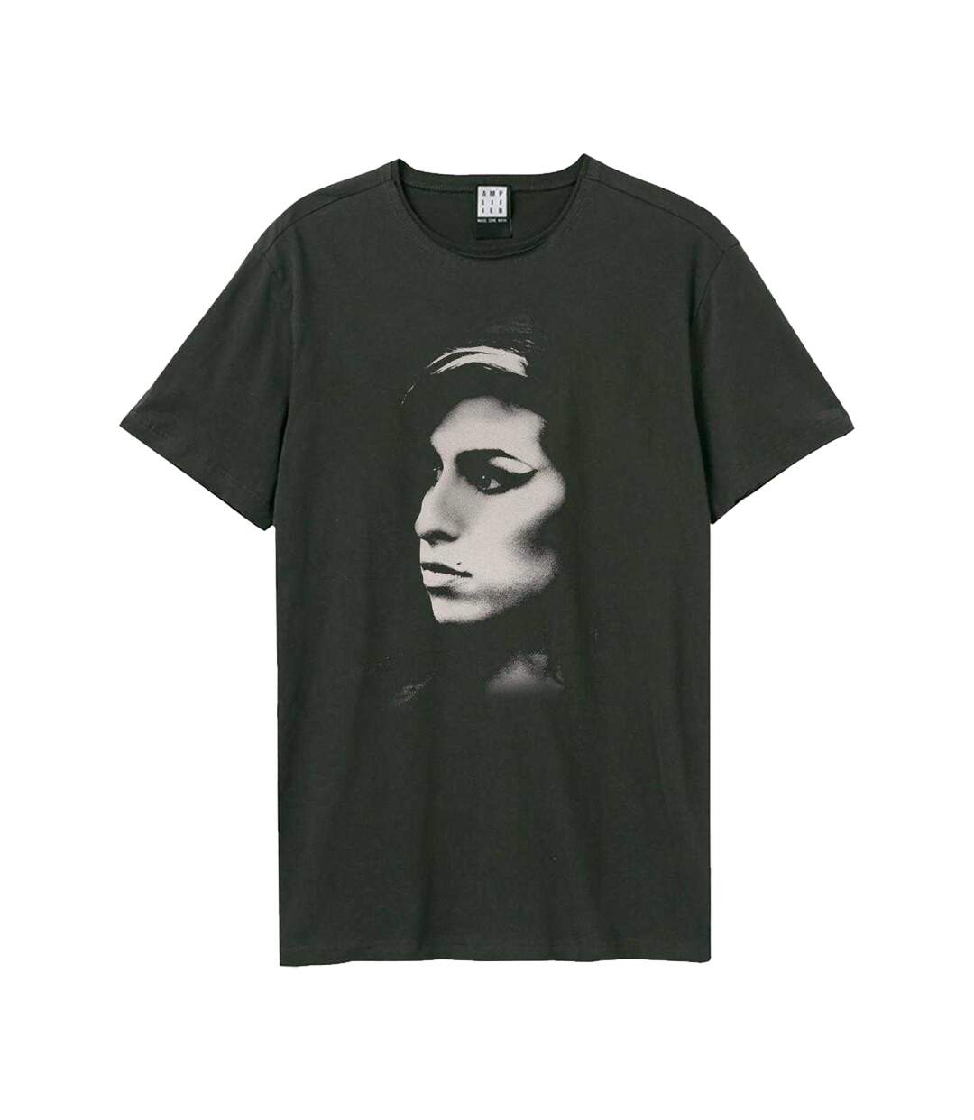T-shirt Motif/style Amy Winehouse Tonal Pose Adulte Charbon Amplified-1
