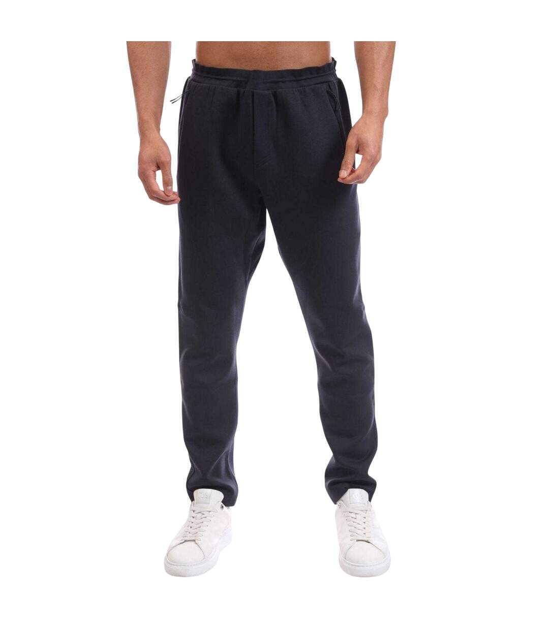 Mens Hicon Deserttech Tracksuit Bottoms Dark Blue Boss-1