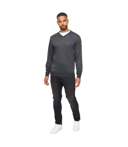 Pull Tinworth Homme Noir Chiné Bewley & Ritch