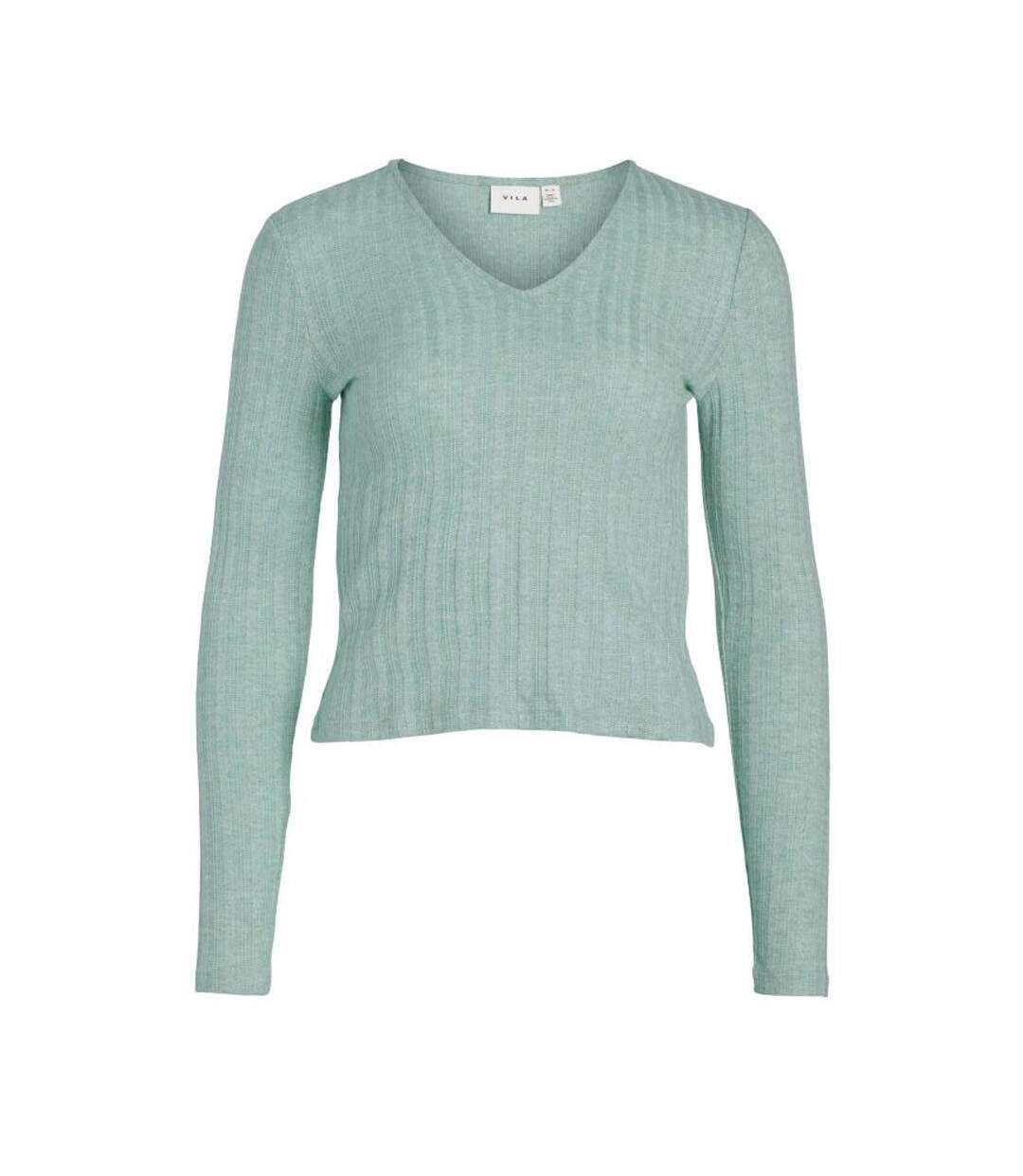 Pull Vert Femme Vila Fliva - L-1