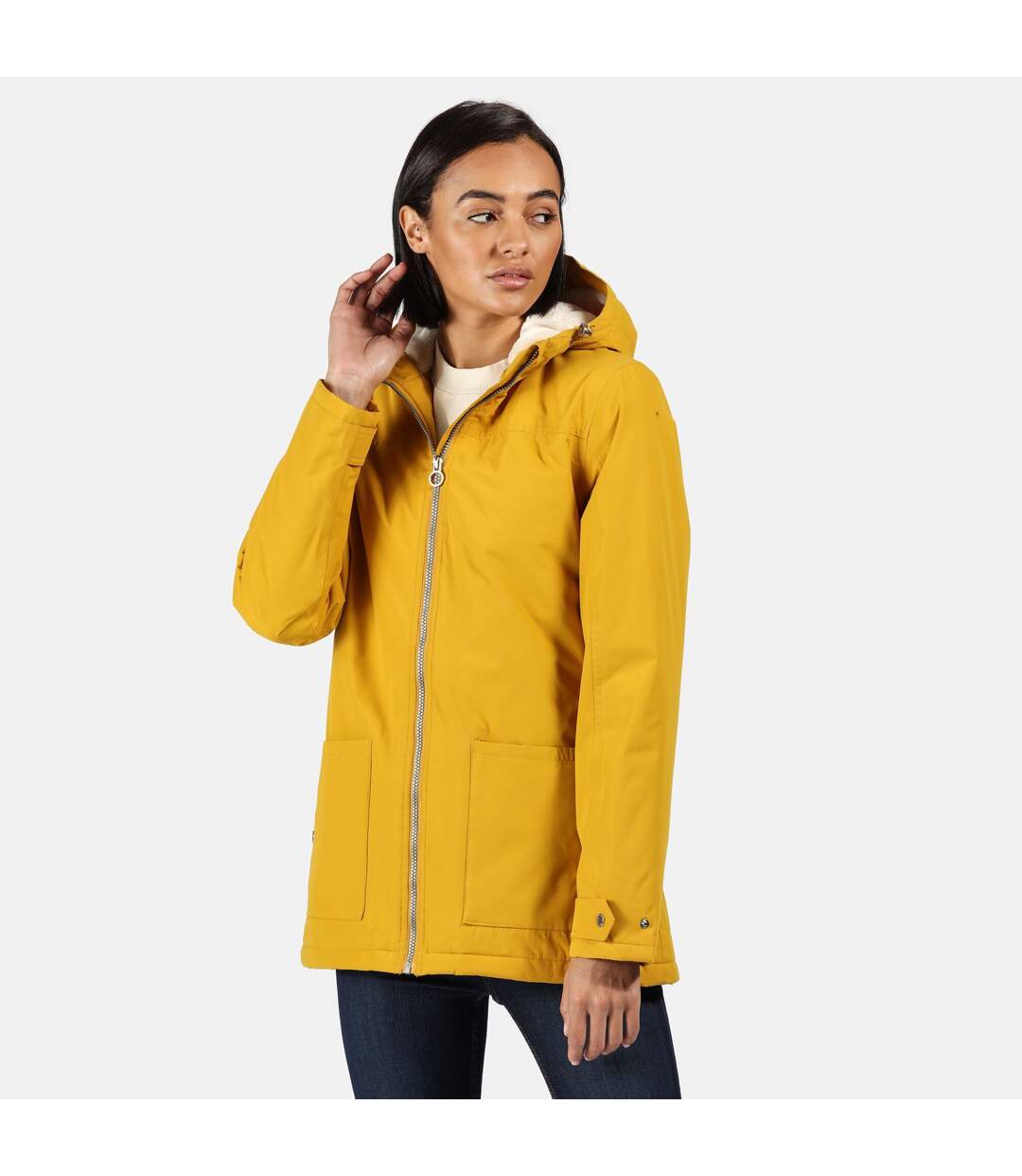 Veste imperméable bergonia femme jaune Regatta-3