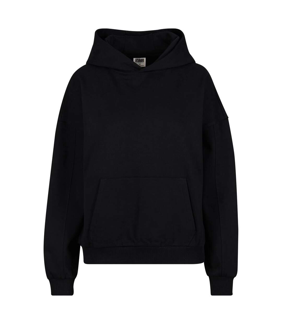 Sweat À Capuche Femme Noir Urban Classics-1