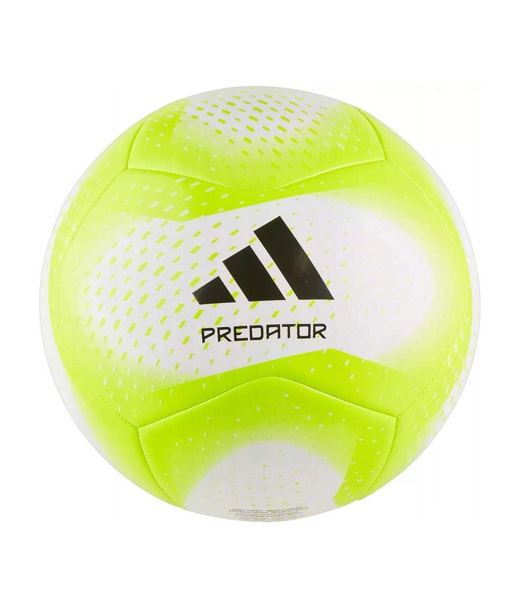 Ballon blanc/jaune fluo adidas predator - taille 4-1