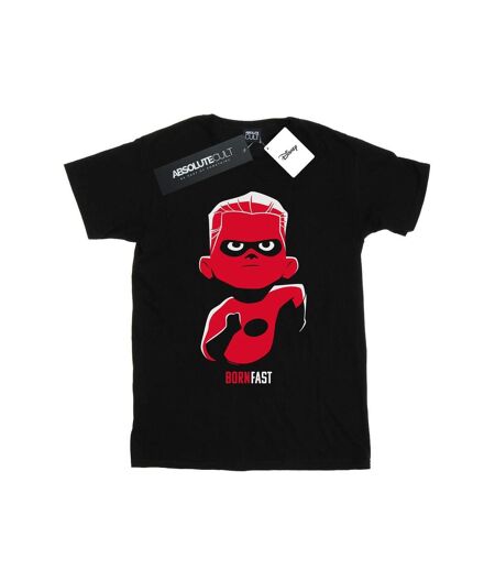 Disney Womens/Ladies Incredibles 2 Incredible Son Cotton Boyfriend T-Shirt (Noir) - UTBI41891