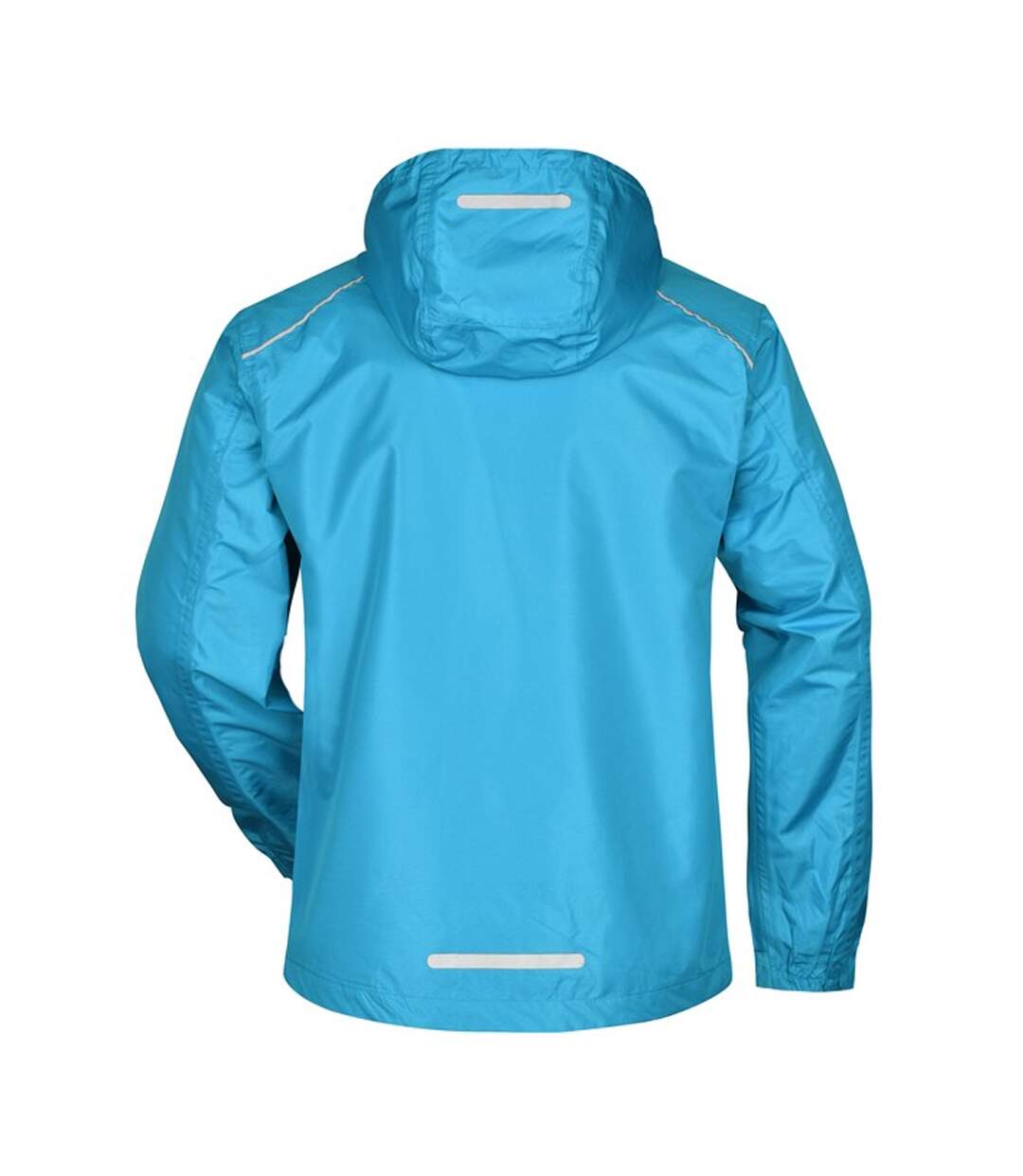 Veste Imperméable Homme Turquoise Vif Gris Foncé James And Nicholson-2