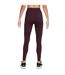 Collant One Femme Bordeaux Nike-2