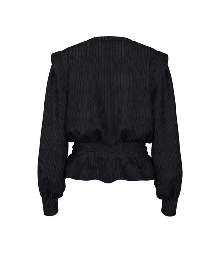 Blouse noir femme pieces nilas
