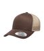 Casquette Trucker Retro Marron Kaki Flexfit-1