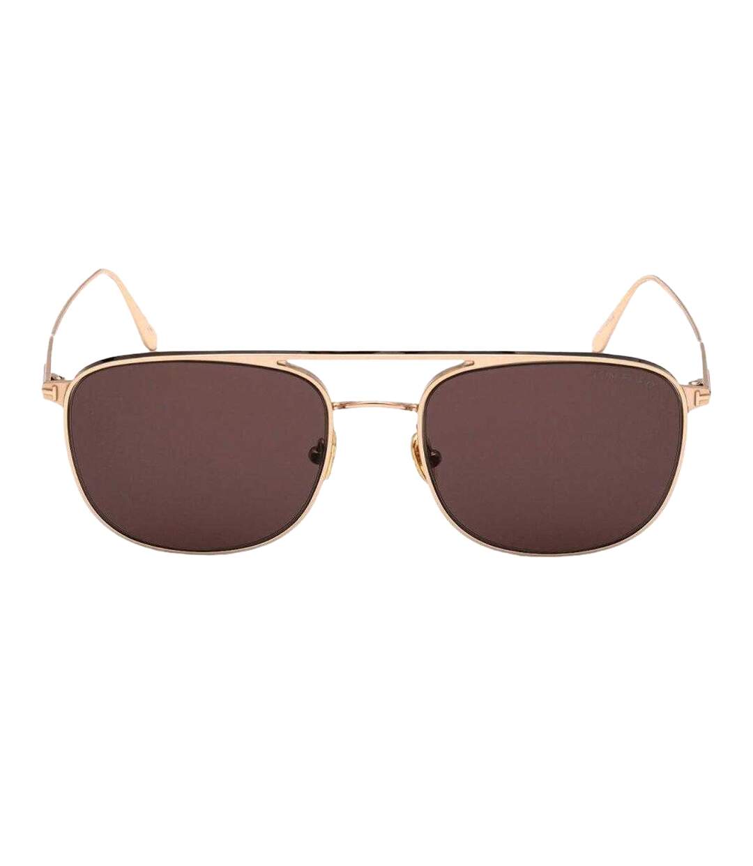 Lunettes De Soleil Motif Brillant Jake Homme Taille Unique Marron Rose Doré Tom Ford-1