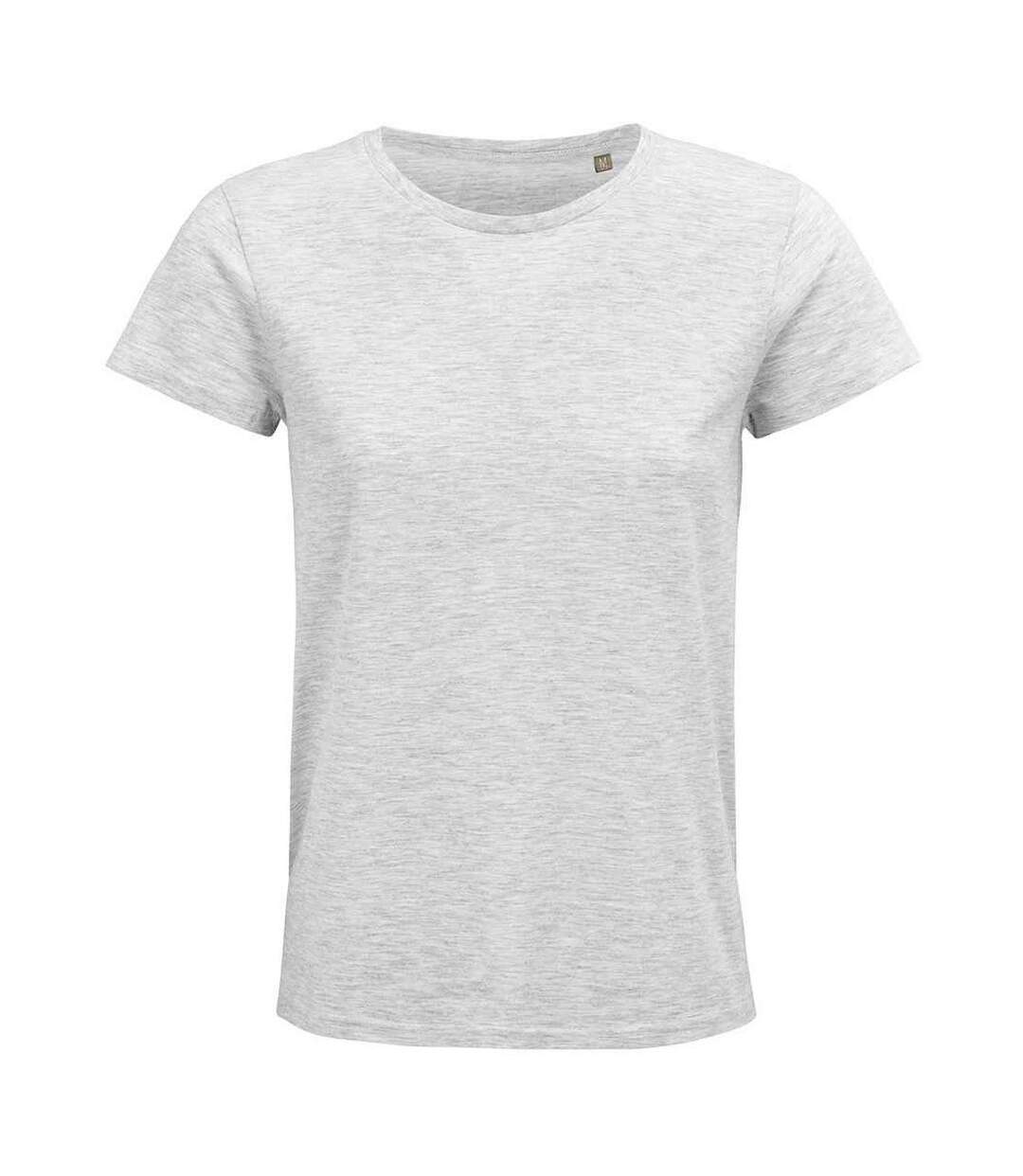 T-shirt crusader femme gris clair SOLS