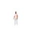 Mens Logo Foil Crew Neck T-shirt Pink True Religion-1