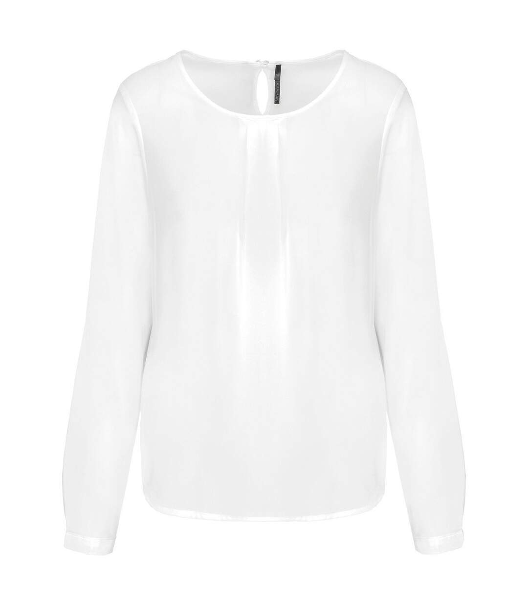 Blouse matière crêpe - Femme - K5003 - blanc cassé