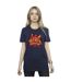 Disney Womens/Ladies The Nightmare Before Christmas Scary Christmas Cotton Boyfriend T-Shirt (Bleu marine) - UTBI41766-2