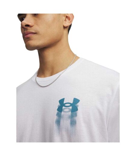T-shirt Motif/style Logo Homme Blanc Under Armour