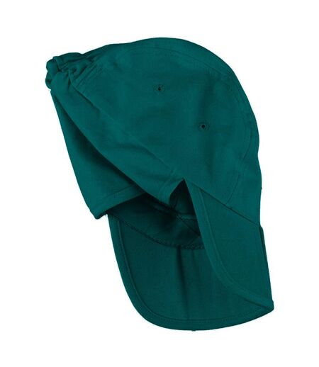Result Unisex Headwear Folding Legionnaire Hat / Cap (Bottle Green)