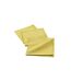 Lot de 3 Serviettes de Table Initia 40x40cm Jaune