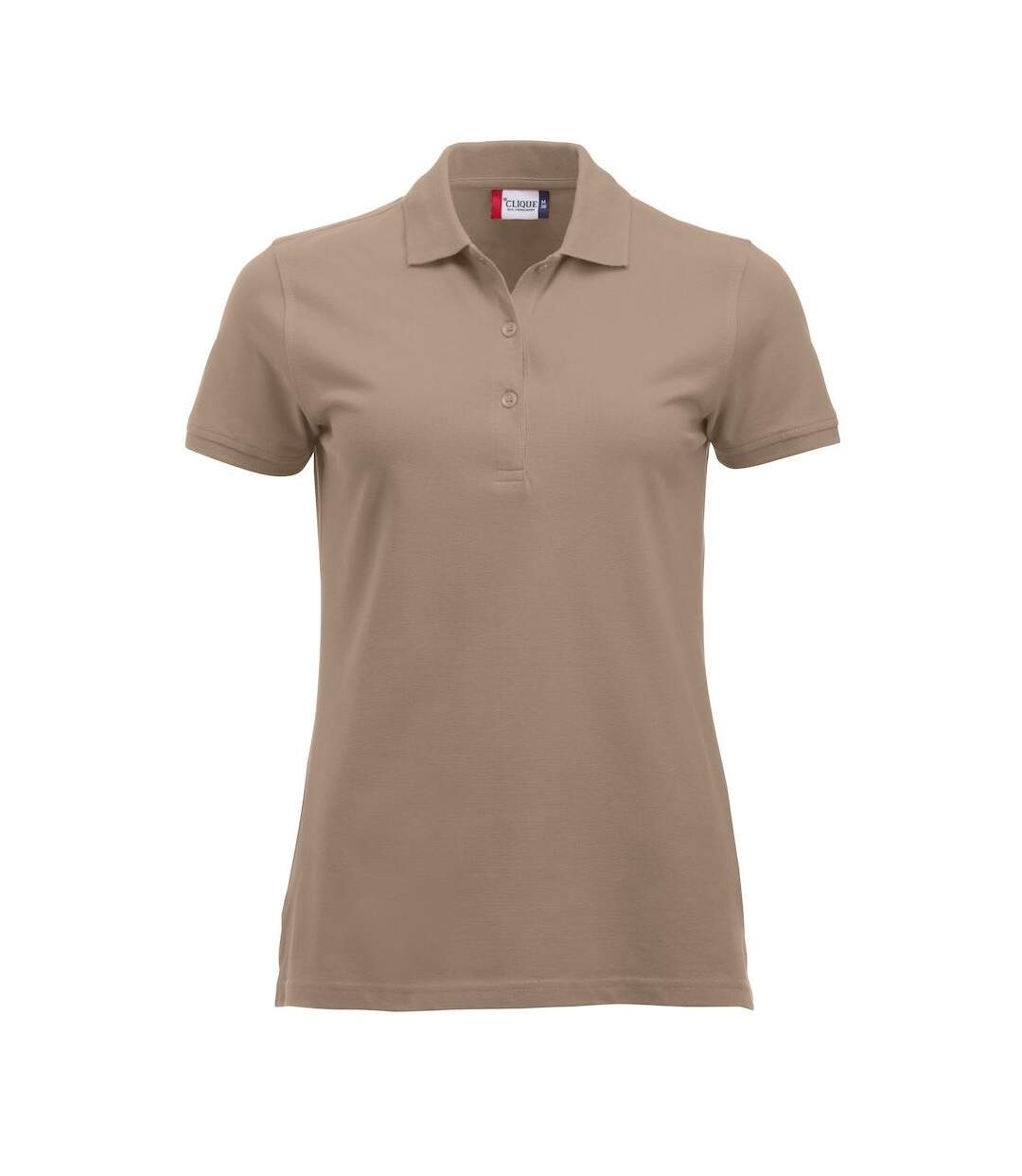 Polo Marion Femme Café Au Lait Clique-1