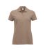 Polo Marion Femme Café Au Lait Clique-1