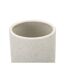 Vase Cylindrique en Céramique Bubbles 41cm Crème-3