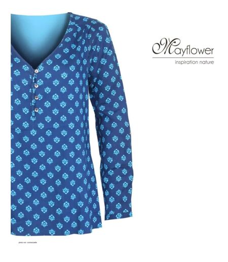 Chemisier Femme MAYFLOWER CROISADE2 Imprimé – Fluidité Élégante et Look Modulable