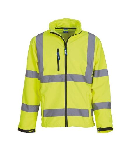 Yoko Veste unisexe à coquille souple Hi-Vis pour adultes (Jaune) - UTRW9646