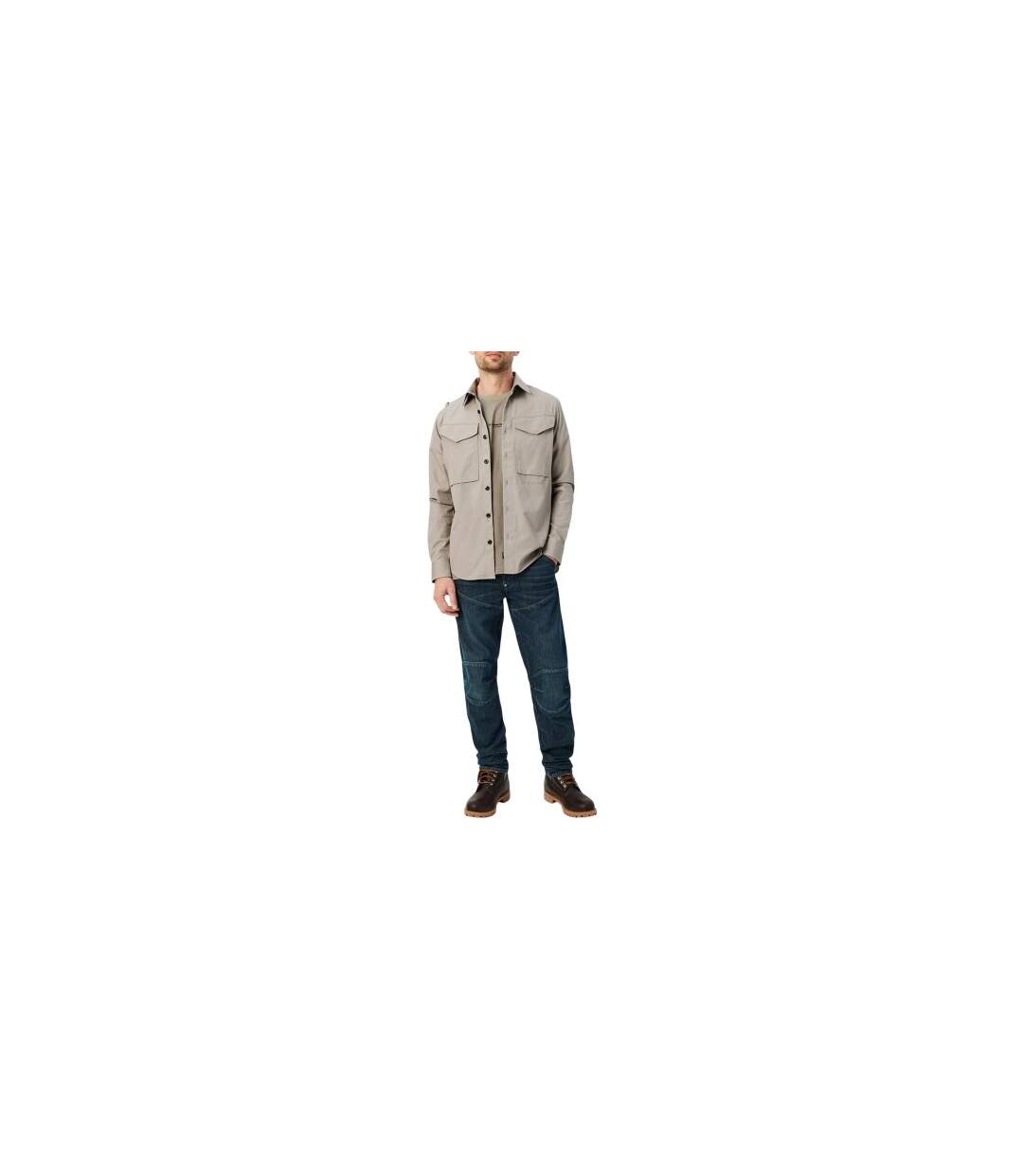 Chemise Manches Longues Motif/style Cargo Homme Éléphant G-Star-1