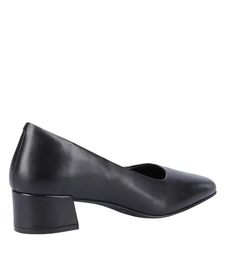 Hush Puppies Womens/Ladies Alina Leather Court Shoes (Black) - UTFS9771