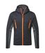 Mens ev4 insulated tall hybrid jacket metal grey Portwest-1