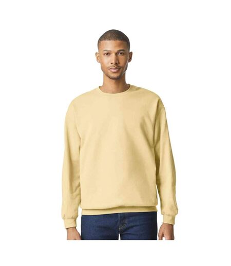 Sweat Softstyle Adulte Jaune Pâle Gildan