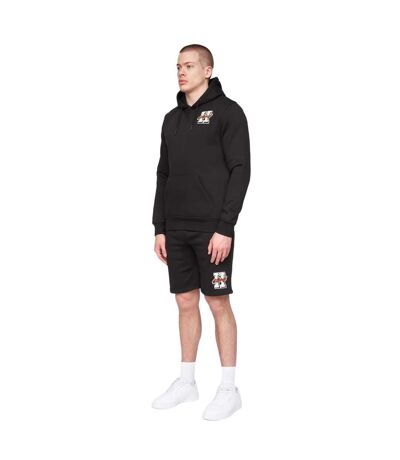 Mens Aitchen Hoodie Black Henleys