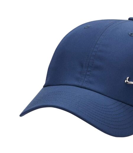 Casquette De Baseball Motif/style Swoosh Métallique Df Club Adulte Bleu Nike