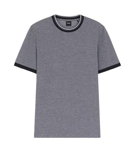 Mens Piqué T-shirt Dark Blue Boss