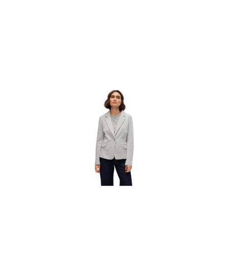 Blazer Manches Longues Julia Femme Gris Clair Chiné Vero Moda