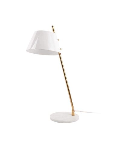 Lampe à poser en métal et marbre Savvy