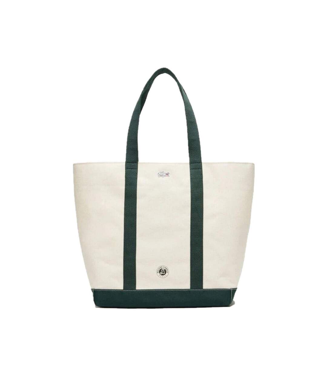 Roland Garros Canvas Tote Bag One Size Natural Print Lacoste-2