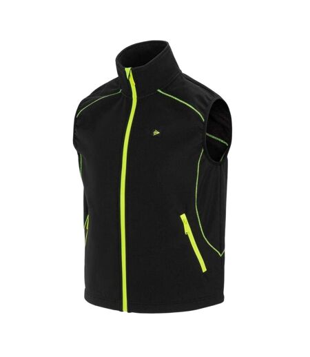 Mens Softshell Gilet Black Dunlop