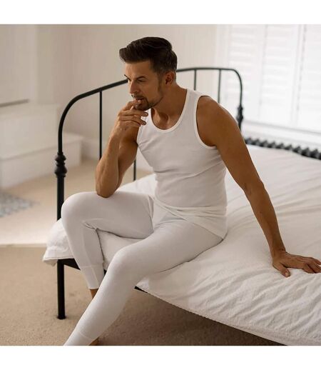 Mens Cotton Thermal Underwear Sleeveless Vest